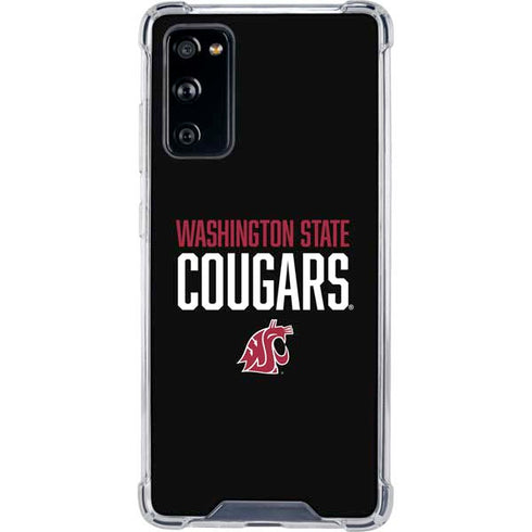 Cougars Washington State Galaxy S20 FE Clear Case