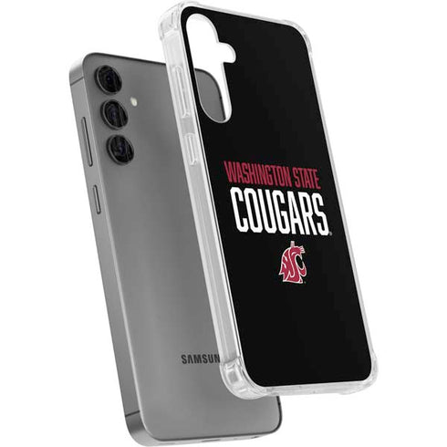 Washington State University Cougars Galaxy S24 Plus Clear Case