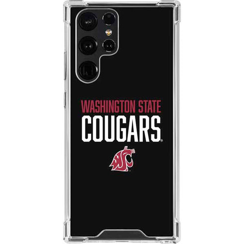 Washington State University Cougars Galaxy S24 Ultra Clear Case