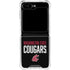 Washington State University Cougars Galaxy Z Flip5 5G Clear Case