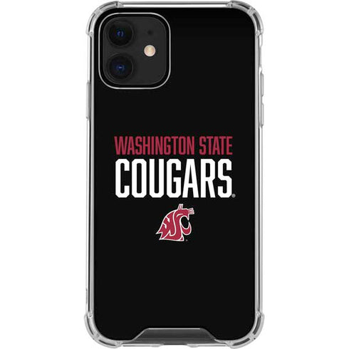 Cougars Washington State iPhone 12 Mini Clear Case