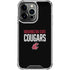 Washington State University Cougars iPhone 15 Pro Clear Case