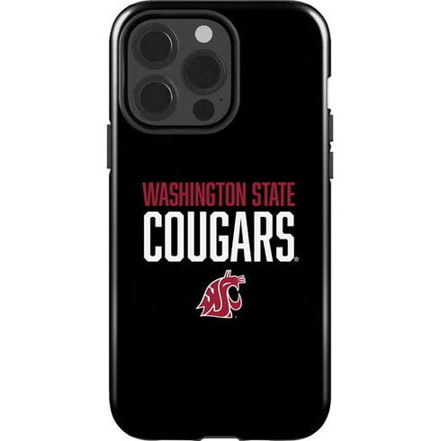 Washington State University Cougars iPhone 15 Pro Impact Case