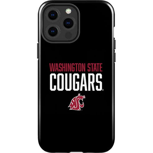 Washington State University Cougars iPhone 15 Pro Max Impact Case