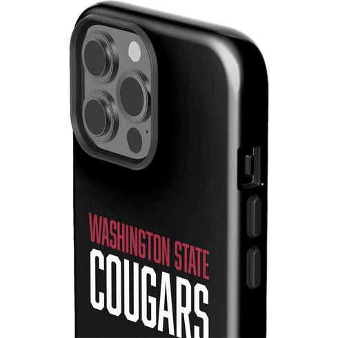 Washington State University Cougars iPhone 15 Pro Max Impact Case
