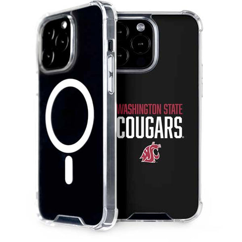 Washington State University Cougars iPhone 15 Pro Max MagSafe Case