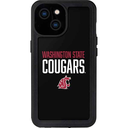 Washington State University Cougars iPhone 15 Waterproof Case