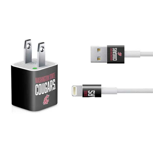 Cougars Washington State iPhone Charger (5W USB) Skin
