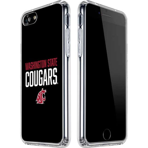 Cougars Washington State iPhone SE (2nd & 3rd Gen) Clear Case