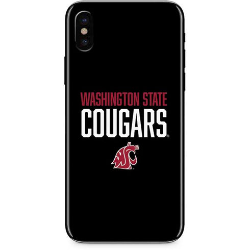 Cougars Washington State iPhone X Skin