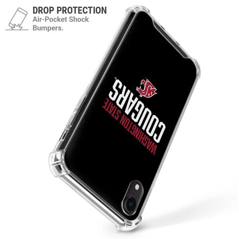 Washington State University Cougars iPhone XR Clear Case