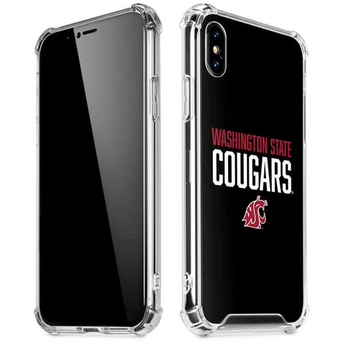 Washington State University Cougars iPhone XS Max Clear Case