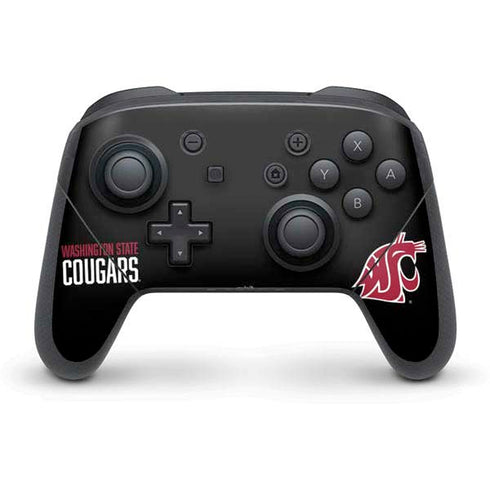 Cougars Washington State Nintendo Switch Pro Controller Skin