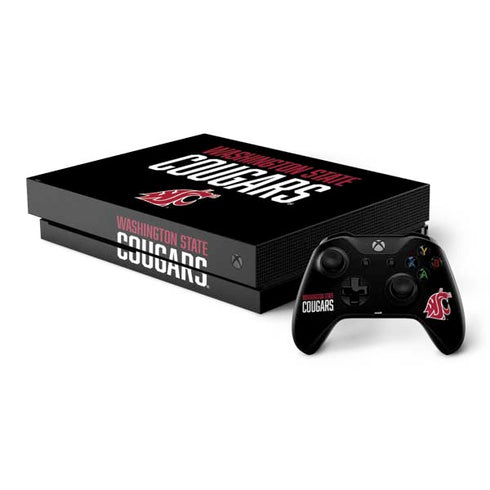Cougars Washington State Xbox One X Bundle Skin