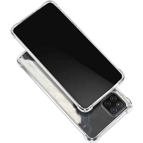 Cow Animal Print Galaxy A12 Clear Case