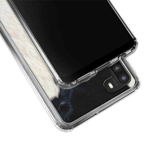 Cow Animal Print Galaxy A21 Clear Case