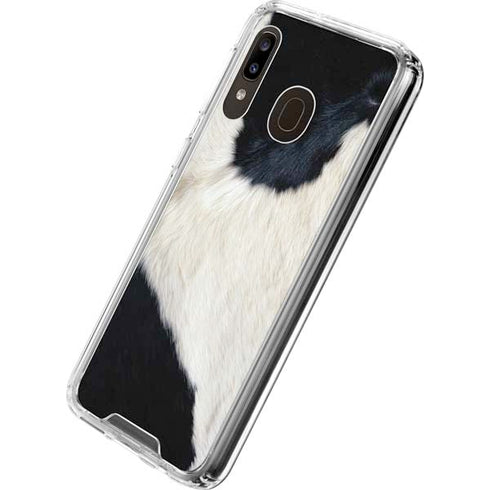 Cow Animal Print Galaxy A30 Clear Case