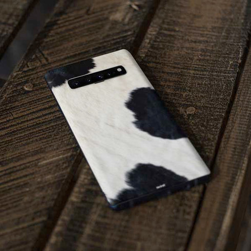 Cow Animal Print Galaxy S10 Skin