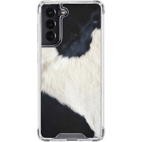 Cow Animal Print Galaxy S22 Clear Case