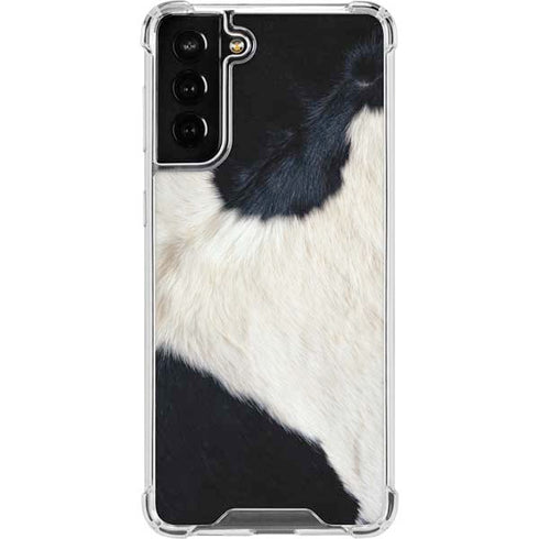 Cow Animal Print Galaxy S22 Plus Clear Case