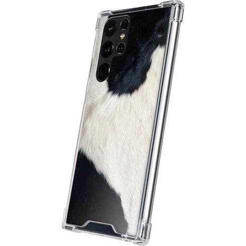 Cow Animal Print Galaxy S22 Ultra Clear Case