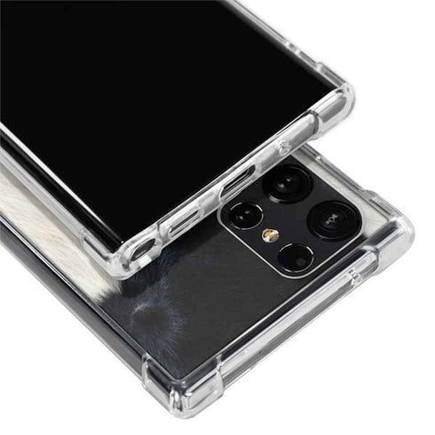Cow Animal Print Galaxy S22 Ultra Clear Case