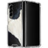 Cow Animal Print Galaxy Z Fold4 5G Clear Case