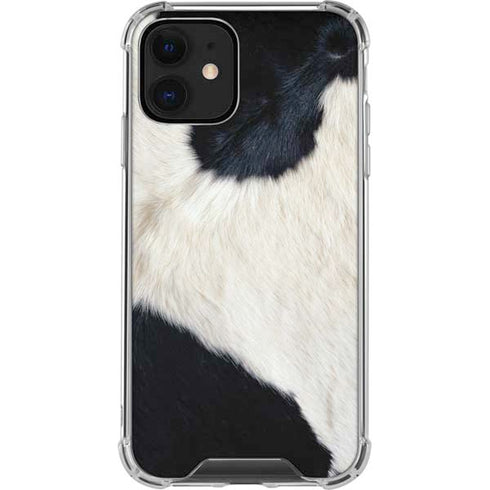 Cow Animal Print iPhone 12 Clear Case