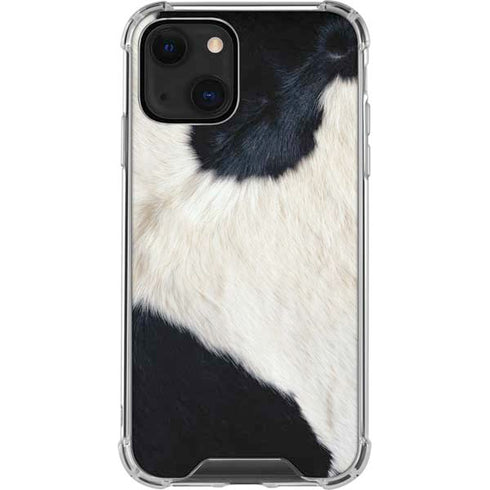 Cow Animal Print iPhone 14 Plus Clear Case