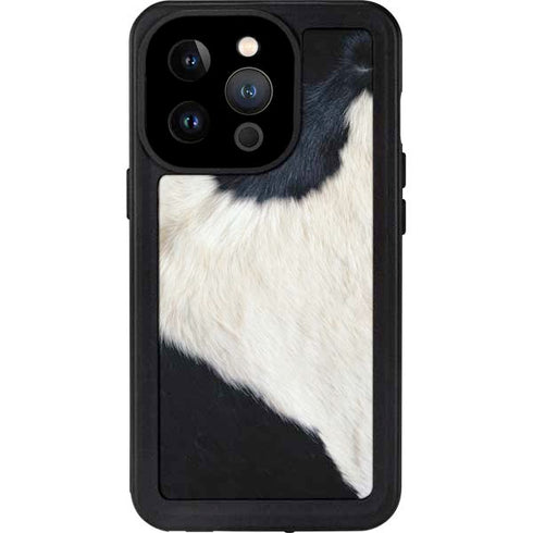 Cow Animal Print iPhone 14 Pro Waterproof Case