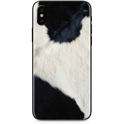 Cow Animal Print iPhone X Skin