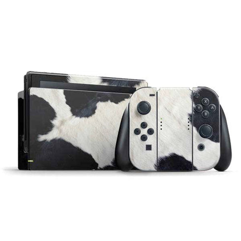 Cow Animal Print Nintendo Switch Bundle Skin