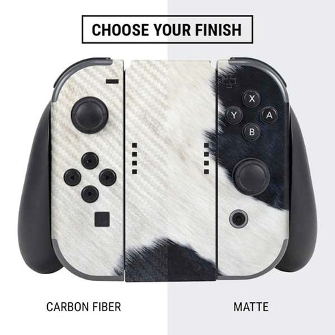 Cow Animal Print Nintendo Switch Bundle Skin