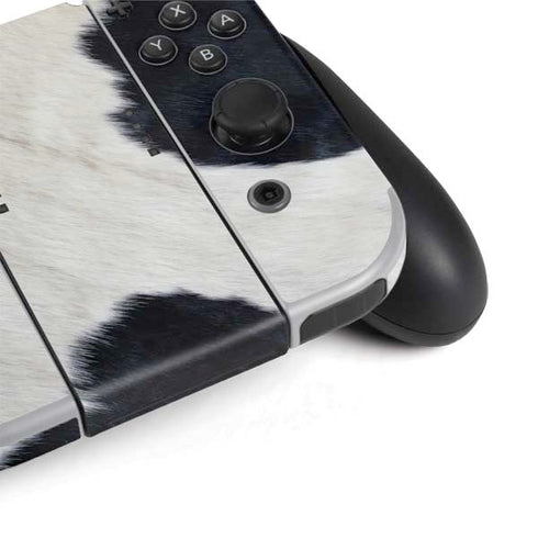 Cow Animal Print Nintendo Switch OLED (2021) Skin