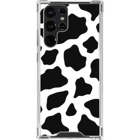 Cow Print Galaxy S24 Ultra Clear Case