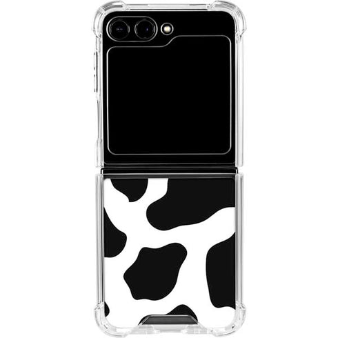 Cow Print Galaxy Z Flip5 5G Clear Case