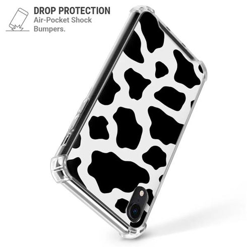 Cow Print iPhone XR Clear Case
