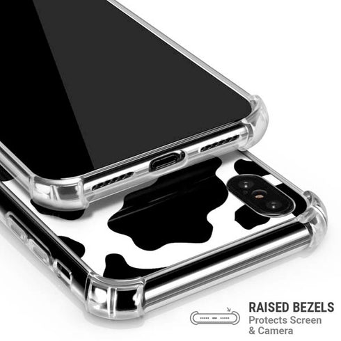Cow Print iPhone XS Max Clear Case
