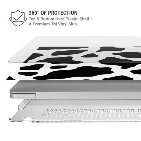 Cow Print MacBook Air 15in (2023-2025) Case plus Skin