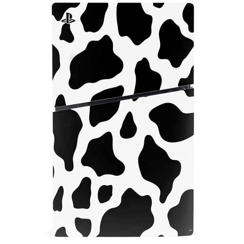 Cow Print PS5 Slim Digital Edition Bundle Skin
