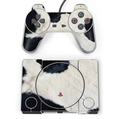 Cow Animal Print PlayStation Classic Bundle Skin