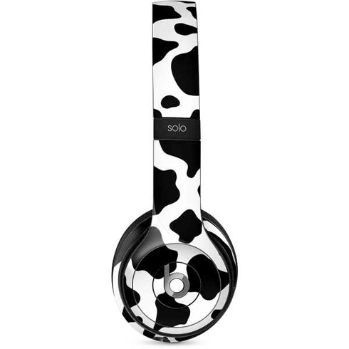 Cow Pattern Animal Print Beats Solo 2 Wired Skin