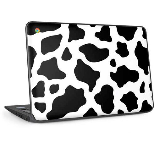 Cow Print HP Chromebook Skin