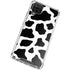 Cow Pattern Animal Print Galaxy A12 Clear Case