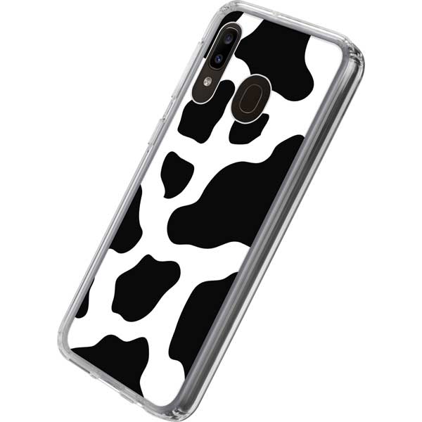 Cow Pattern Animal Print Galaxy A20 Clear Case