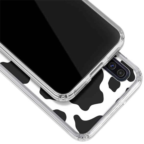 Cow Pattern Animal Print Galaxy A50 Clear Case