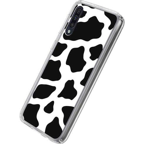 Cow Pattern Animal Print Galaxy A50 Clear Case