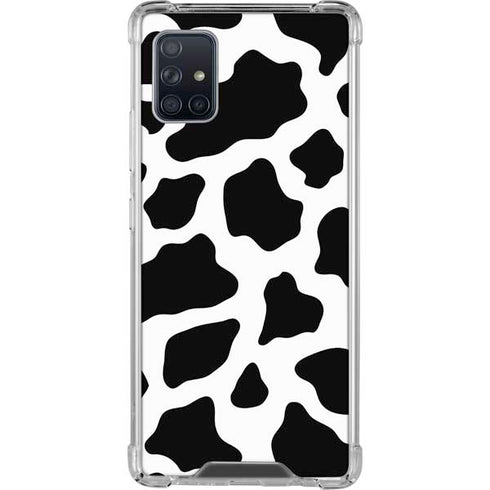 Cow Pattern Animal Print Galaxy A51 5G Clear Case