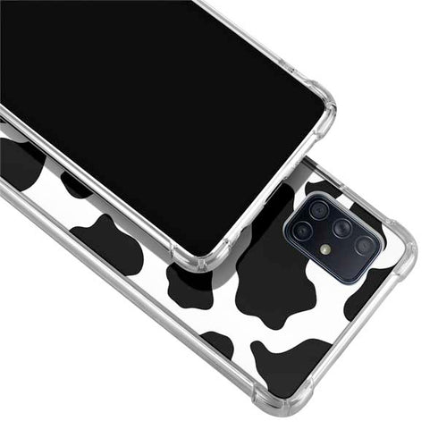 Cow Pattern Animal Print Galaxy A51 5G Clear Case