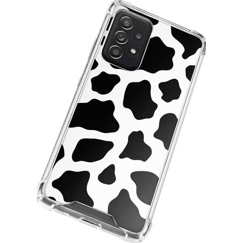 Cow Pattern Animal Print Galaxy A52 5G Clear Case
